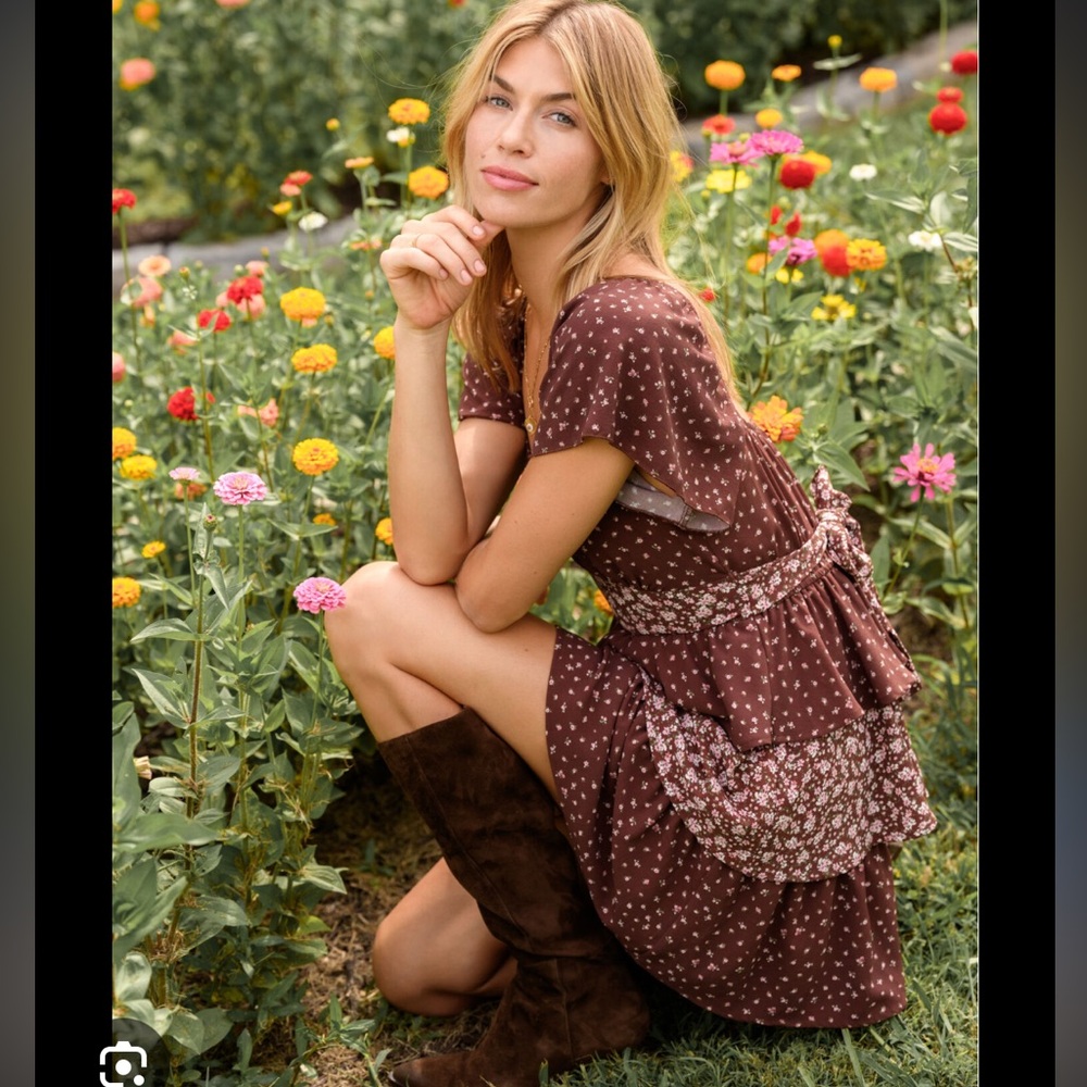 NWT Altar’d State Luna Floral Mini Dress M